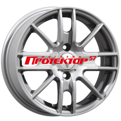 Диск Литой 5.5x14 PCD 4x100 ET43 D60.1 ВЕКТОР К173 Сильвер S
