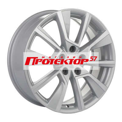 Диск 7x18 5x112 ET43 D57.1 Khomen Wheels U-Spoke 802 F-Silver-FP
