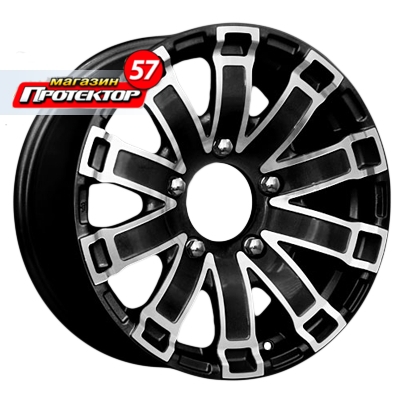 Диск 7x16 5x139.7 ET35 D107.6 iFree Тополь Блэк Джек
