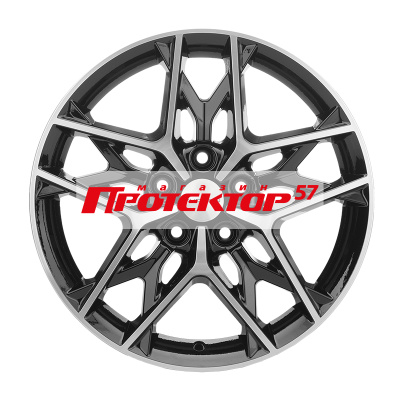 Диск 7x17 5x114.3 ET50 D67.1 Khomen Wheels Y-Spoke 709 Black-FP
