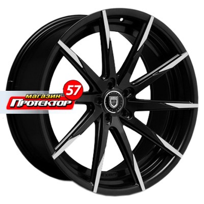 Диск 10x20 5x112 ET38 D74.1 Lexani CSS15 Black/Machined TIP