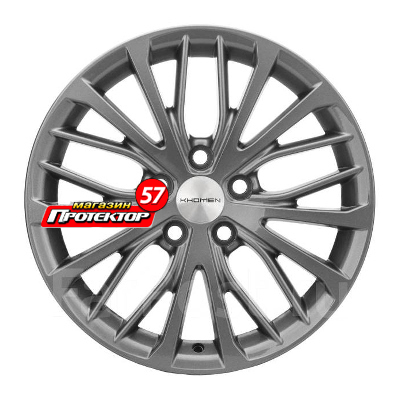 Диск 7x17 5x114.3 ET45 D60.1 Khomen Wheels V-Spoke 705 Gray