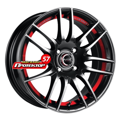 Диск 7x16 4x98 ET35 D58.6 Racing Wheels H-478 BK-IRD F/P