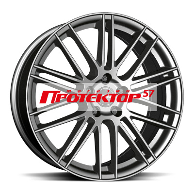 Диск 9.5x21 5x108 ET35 D63.4 RIAL KiboX Metal Grey