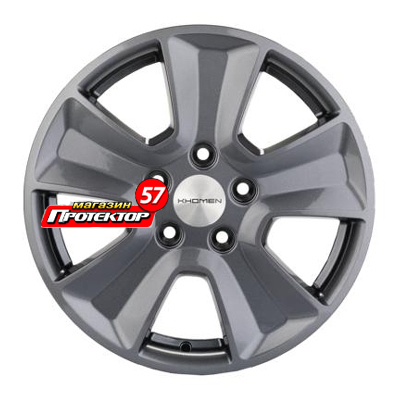 Диск 6.5x16 5x114.3 ET50 D66.1 Khomen Wheels U-Spoke 601 Gray