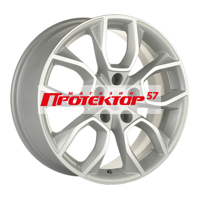 Диск 7x17 5x114.3 ET45 D67.1 Khomen Wheels U-Spoke 713 F-Silver