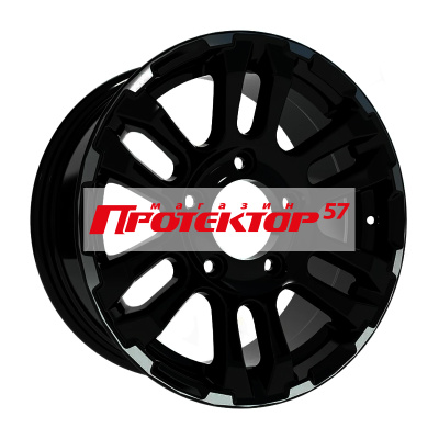 Диск 7x16 5x139.7 ET40 D98.6 СКАД Тайга Черный матовый