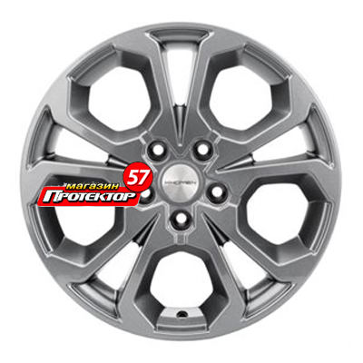 Диск 6.5x17 5x114.3 ET50 D66.1 Khomen Wheels V-Spoke 711 Gray