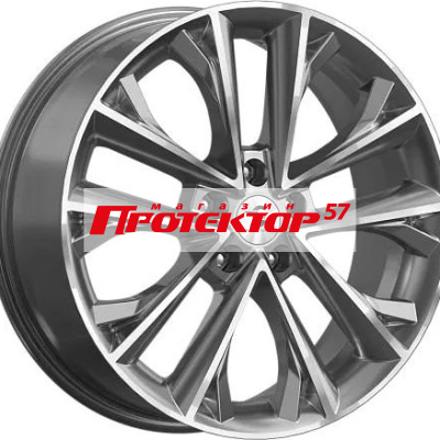 Диск Литой 7x18 PCD 5x112 ET43 D57.1 Premium Series КР012 Diamond Gloss Graphite