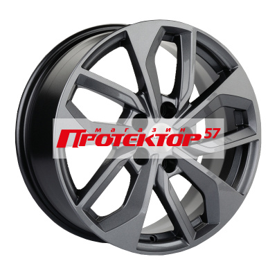 Диск 7x17 5x114.3 ET45 D66.1 Khomen Wheels U-Spoke 703 Gray