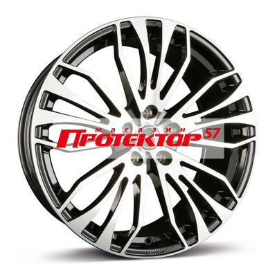 Диск 8x18 5x112 ET37 D66.5 BORBET RB Black polished