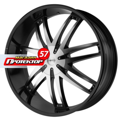 Диск 9.5x24 6x139.7 ET15 D78.1 Helo HE868 Black/Machined