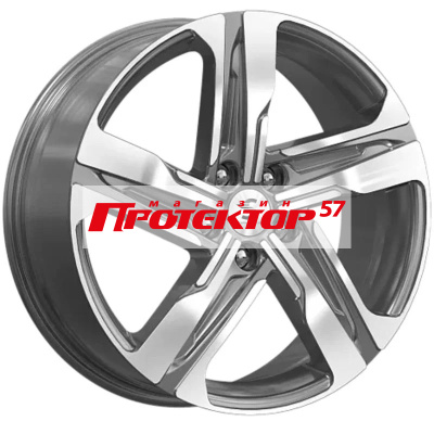 Диск Литой 7.5x19 PCD 5x114.3 ET53 D67.1 Premium Series КР004 Diamond Gloss Graphite