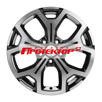 Диск 6.5x17 5x114.3 ET50 D67.1 Khomen Wheels Y-Spoke 710 Black-FP
