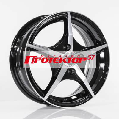 Диск Литой 5.5x14 PCD 4x100 ET43 D60.1 Megami MGM-19FF BKF