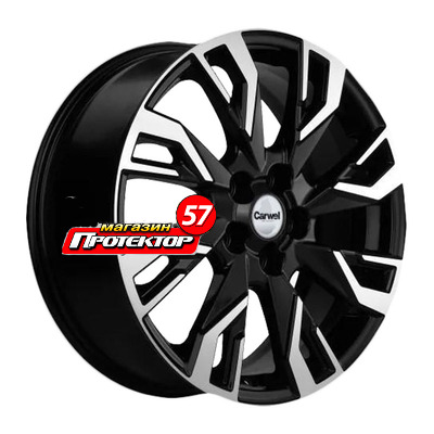Диск 7x18 5x108 ET36 D65.1 CARWEL Чеко 1809 BL