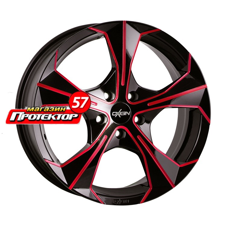 Диск 8.5x19 5x114.3 ET42 D72.6 Oxigin 17 Strike red polish