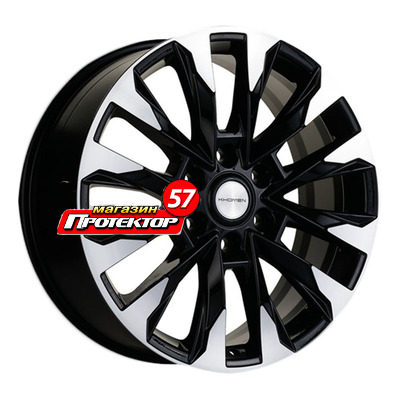 Диск Литой 8.5x20 PCD 6x139.7 ET 60 D95.1 Khomen Wheels KHW2010 Black-FP