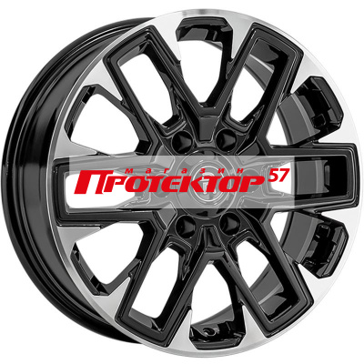 Диск Литой 7.5x18 PCD 6x114.3 ET46 D67.1 Replay KI398 BKF