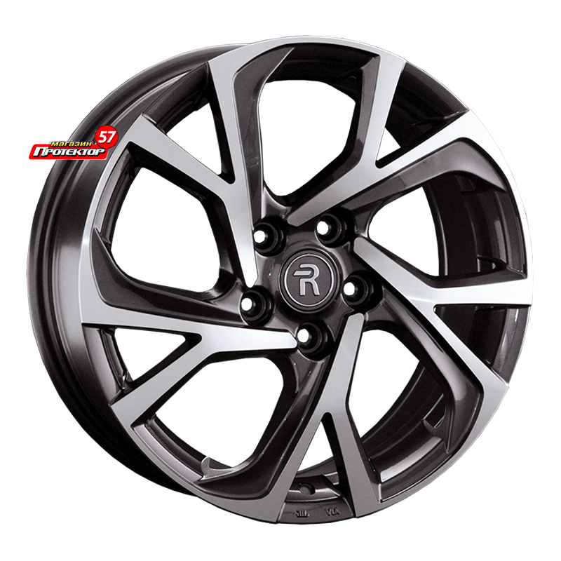 Диск 8.5x20 5x114.3 ET30 D60.1 Khomen Wheels KHW2005 Black semi-matt