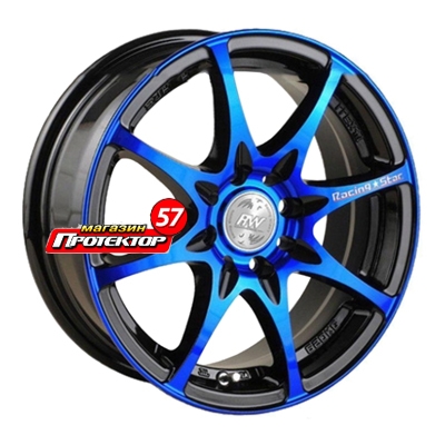 Диск 7x16 5x105 ET40 D56.6 Racing Wheels H-480 BK-OBL F/P