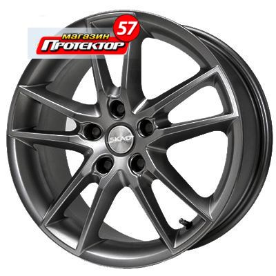 Диск 7.5x17 5x114.3 ET55 D67.1 СКАД Форсаж Гальвано