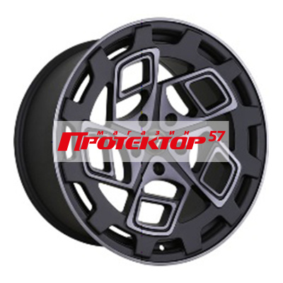 Диск 9.5x18 5x112 ET35 D66.6 VISSOL F-909 black machine face