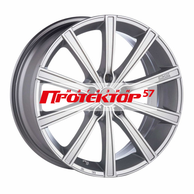Диск 8x19 5x120 ET29 D79 OZ Racing Lounge 10 Metal Silver Diamond Cut