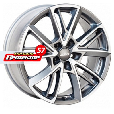 Диск 7x16 5x108 ET50 D63.35 ALUTEC Xplosive Polar Silver