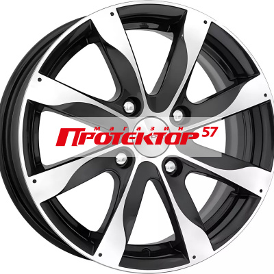 Диск 6x15 4x114.3 ET40 D66.1 RAPID Джемини-оригинал Алмаз черный