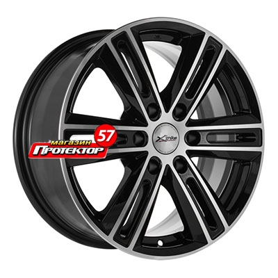 Диск 7.5x17 6x114.3 ET30 D67.1 X-trike X-124 BK/FP