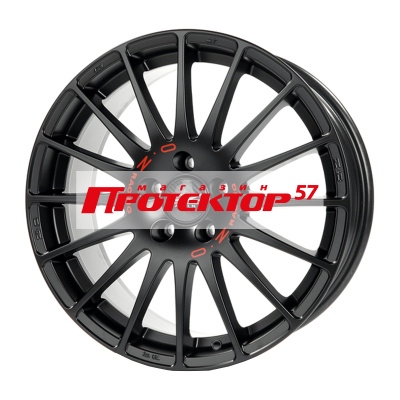 Диск 7.5x17 5x112 ET50 D75 OZ Racing Superturismo GT Matt Black + Red Lettering