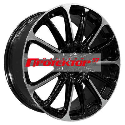 Диск Литой 7.5x19 PCD 5x108 ET47 D60.1 Khomen Wheels KHW1910 Black-FP