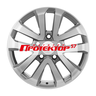 Диск 8.5x20 5x150 ET58 D110.1 Khomen Wheels V-Spoke 203 Gray-FP