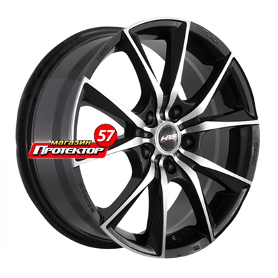 Диск 7x16 5x105 ET39 D56.6 Racing Wheels H-712 BK F/P