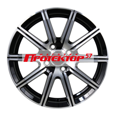 Диск 6x15 5x100 ET38 D57.1 Alcasta M55 BKF