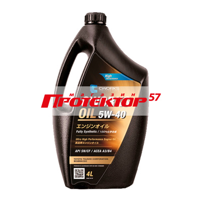 CWORKS Motor Oil 5W40 синтетическое 4л