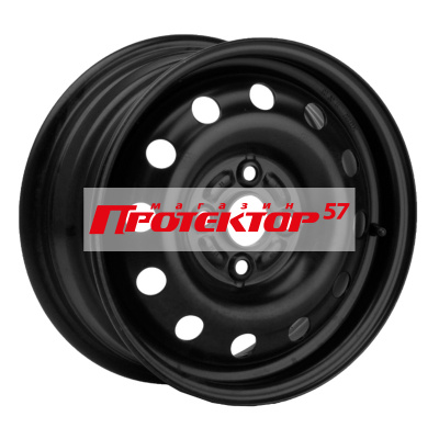 Диск 5.5x14 4x100 ET49 D56.6 ГАЗ Штамп (BK)-Черный