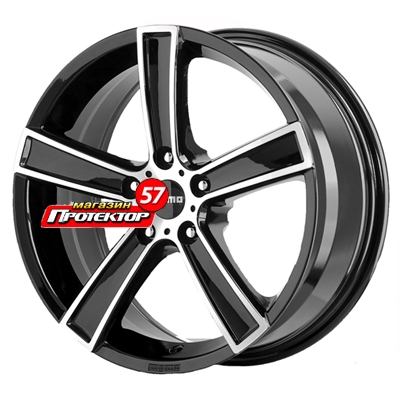 Диск 7x17 5x112 ET45 D72.3 MOMO STRIKE 2 Glossy Black-Polished