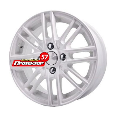 Диск 6x14 4x100 ET38 D67.1 СКАД Электра Алмаз белый