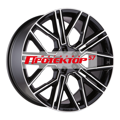 Диск 9.5x21 5x112 ET31 D66.6 Khomen Wheels KHW2101 (Q7/Touareg) Black-FP