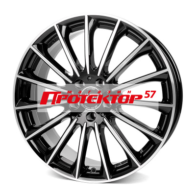 Диск 7.5x17 5x108 ET45 D73 MSW 30 Black Full Polish