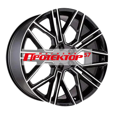 Диск 9.5x21 5x112 ET37 D66.6 Khomen Wheels KHW2101 (Front) Black-FP