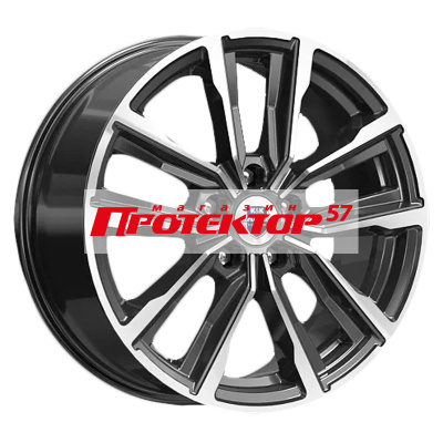 Диск 7.5x17 5x112 ET45 D57.1 K&K КС964 Алмаз черный
