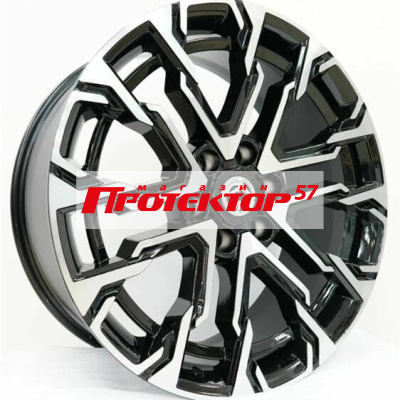 Диск 9x22 6x139.7 ET40 D95.1 Khomen Wheels Zeus 2205 Black-FP