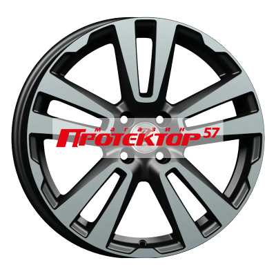 Диск 6x15 4x100 ET50 D60.1 RepliKey Vesta SW Cross (239) BK/FP