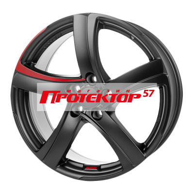 Диск 8x18 5x108 ET45 D70.1 ALUTEC Shark Racing Black Pad Red
