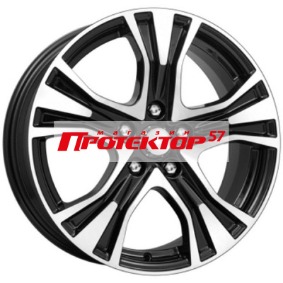 Диск Литой 7x17 PCD 5x114.3 ET39 D60.1 iFree КС673 алмаз чёрный