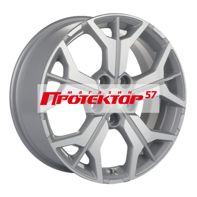 Диск 7x17 5x114.3 ET39 D60.1 Khomen Wheels Y-Spoke 715 F-Silver-FP