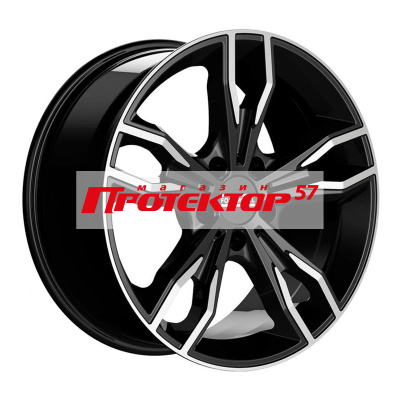 Диск 8.5x20 5x112 ET35 D66.5 FONDMETAL Alke Gloss Black Machined